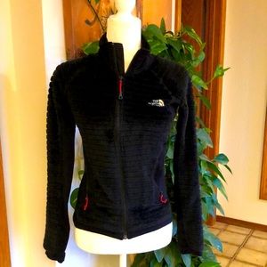 North Face fuzzy hoodie